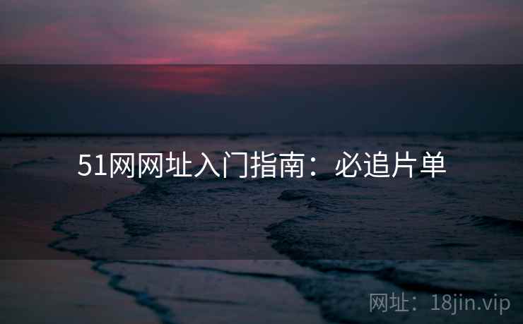 51网网址入门指南：必追片单